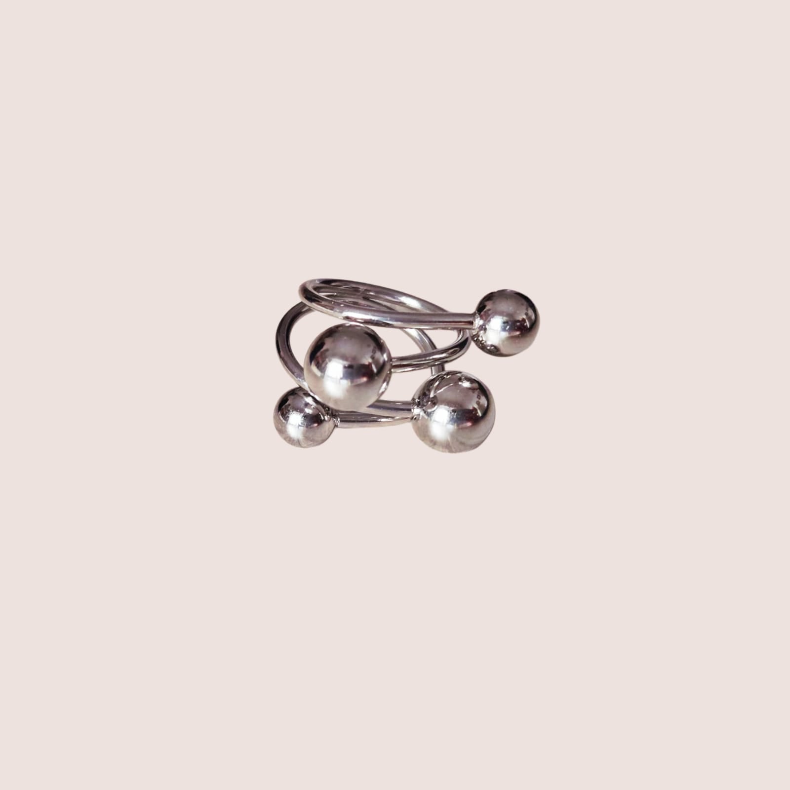 Anello steel sfere