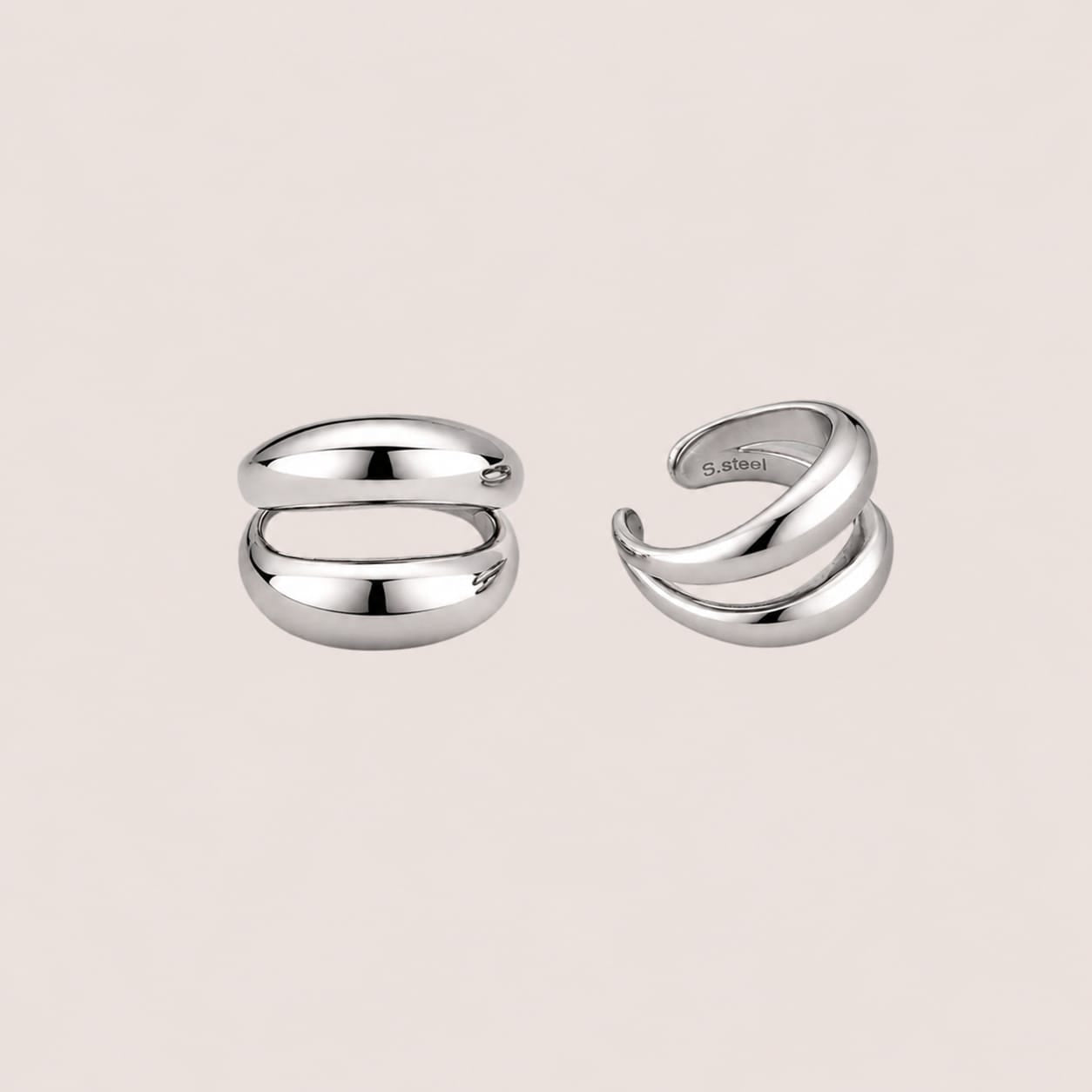 Anello Due Onde