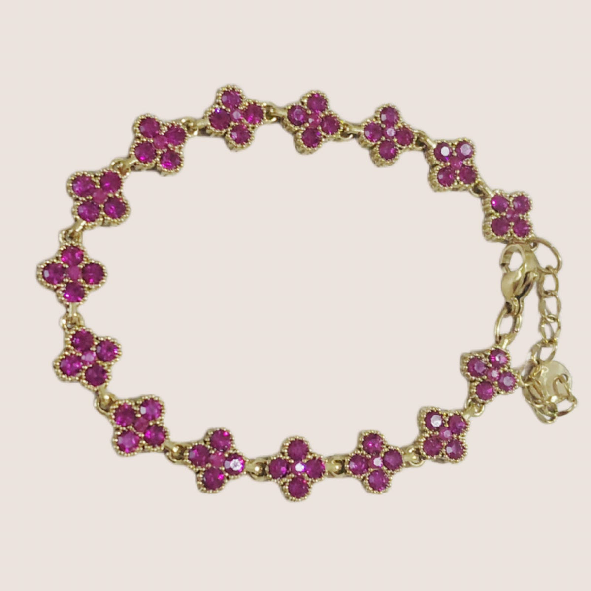 Bracciale Fiore fucsia
